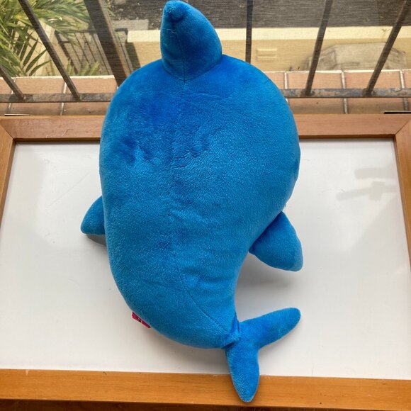 Pink Fong Baby Shark Stuffed Animal Plush Doll Toy Blue 15 Inch No Sound Cute - Picture 3 of 7